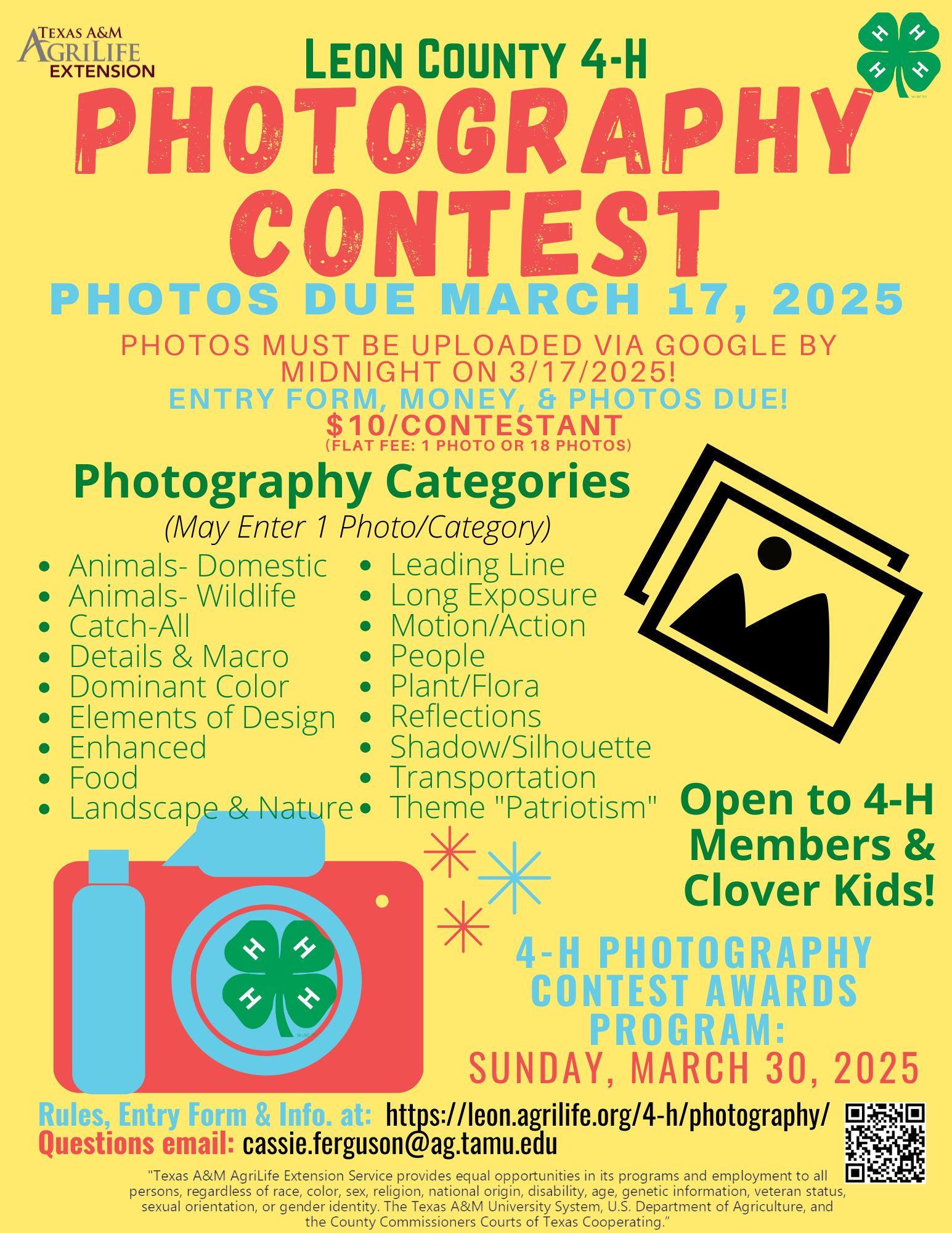 Leon County 4-H Photography Contest Entries DUE 3-17-25 (2)